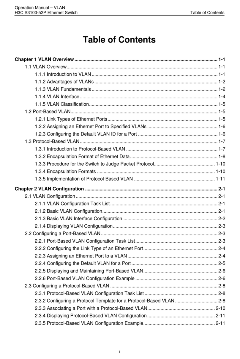 H3C S3100-52P User manual H3C S3100-52P User manual