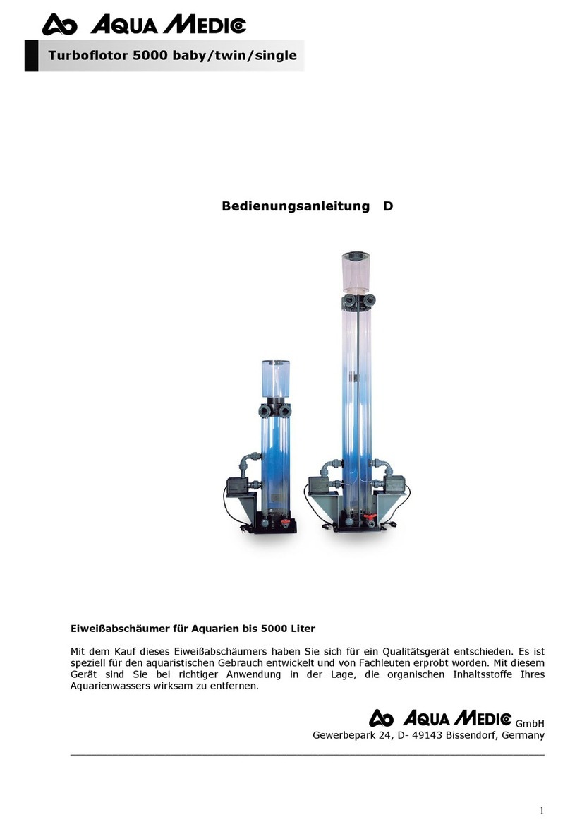 Aqua Medic Turboflotor 5000 Baby Turboflotor 5000 Twin Operation manual