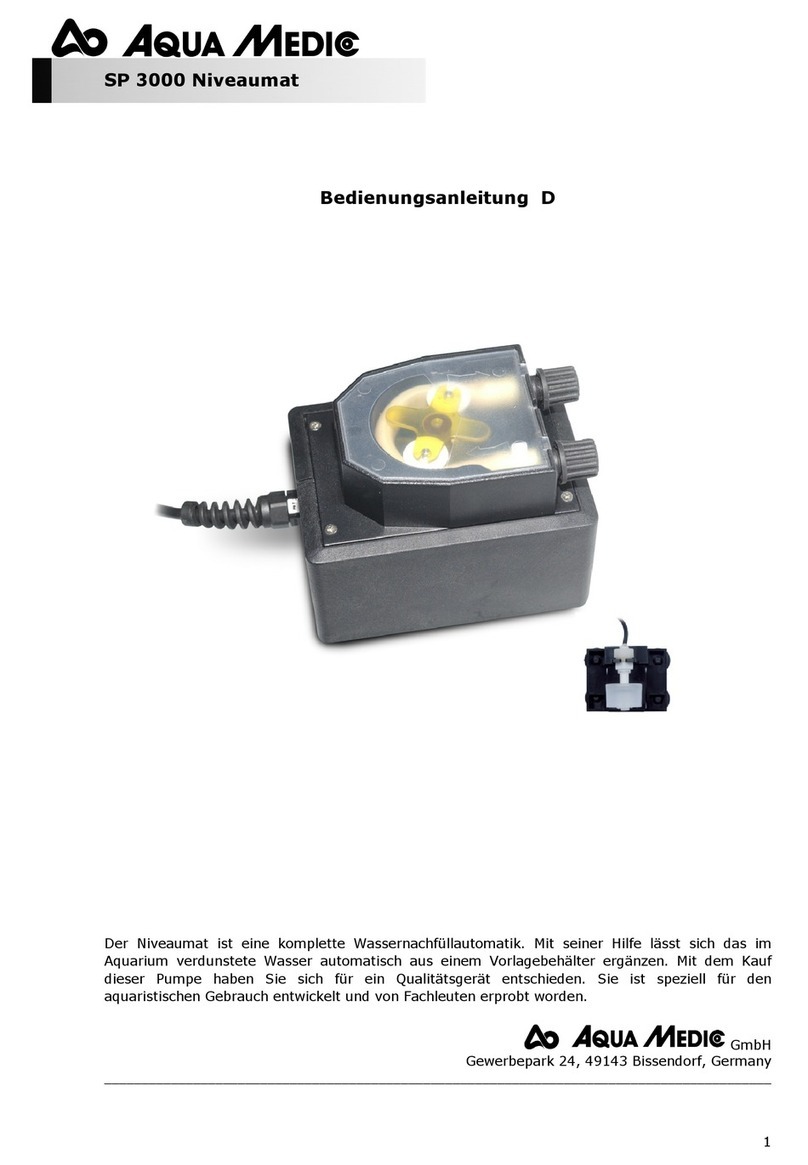 Aqua Medic SP 3000 Niveaumat User manual