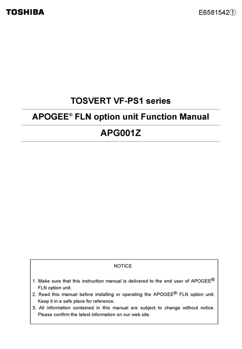 Toshiba APOGEE FLN APG001Z Function manual