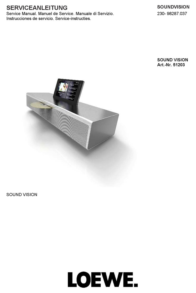 Loewe Sound Vision 51203 Service manual