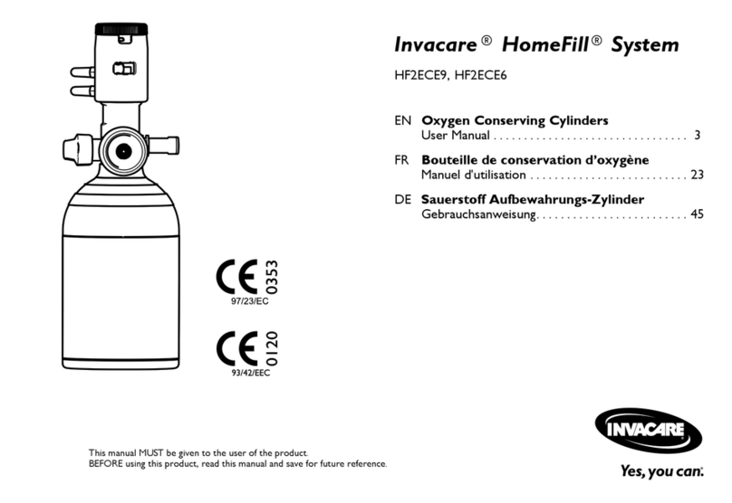 Invacare HomeFill HF2ECE9 user manual