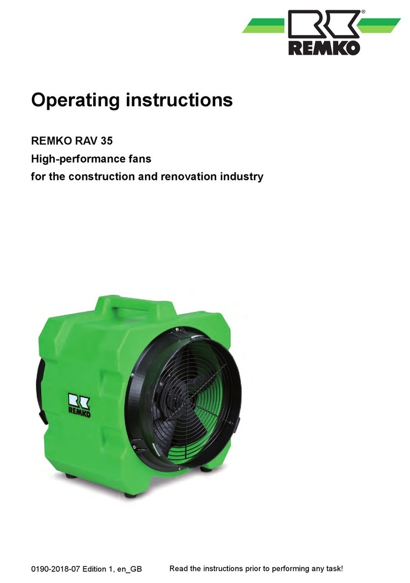 REMKO RAV 35 operating instructions REMKO RAV 35 operating instructions