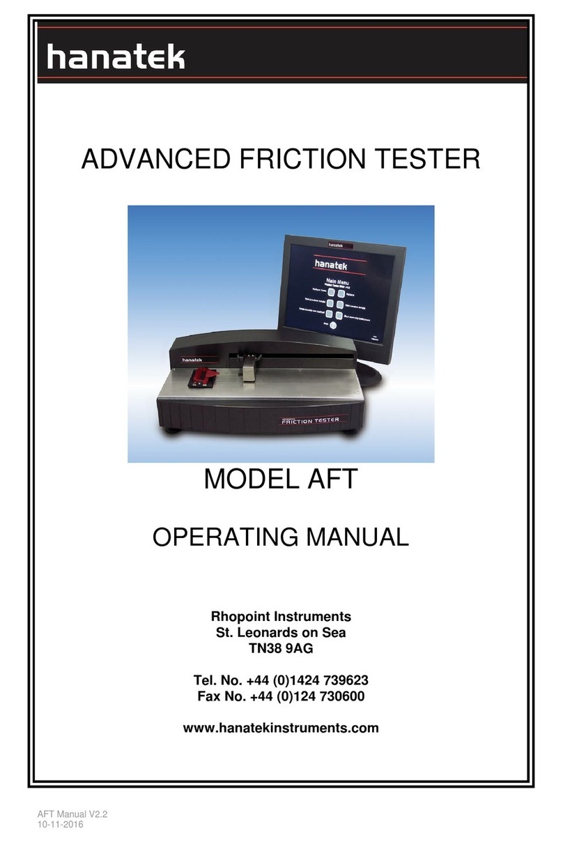 Hanatek AFT operating manual