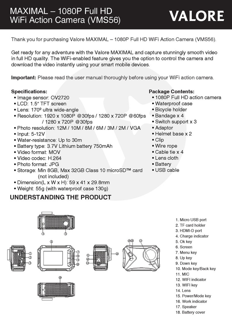 Valore MAXIMAL VMS56 user manual