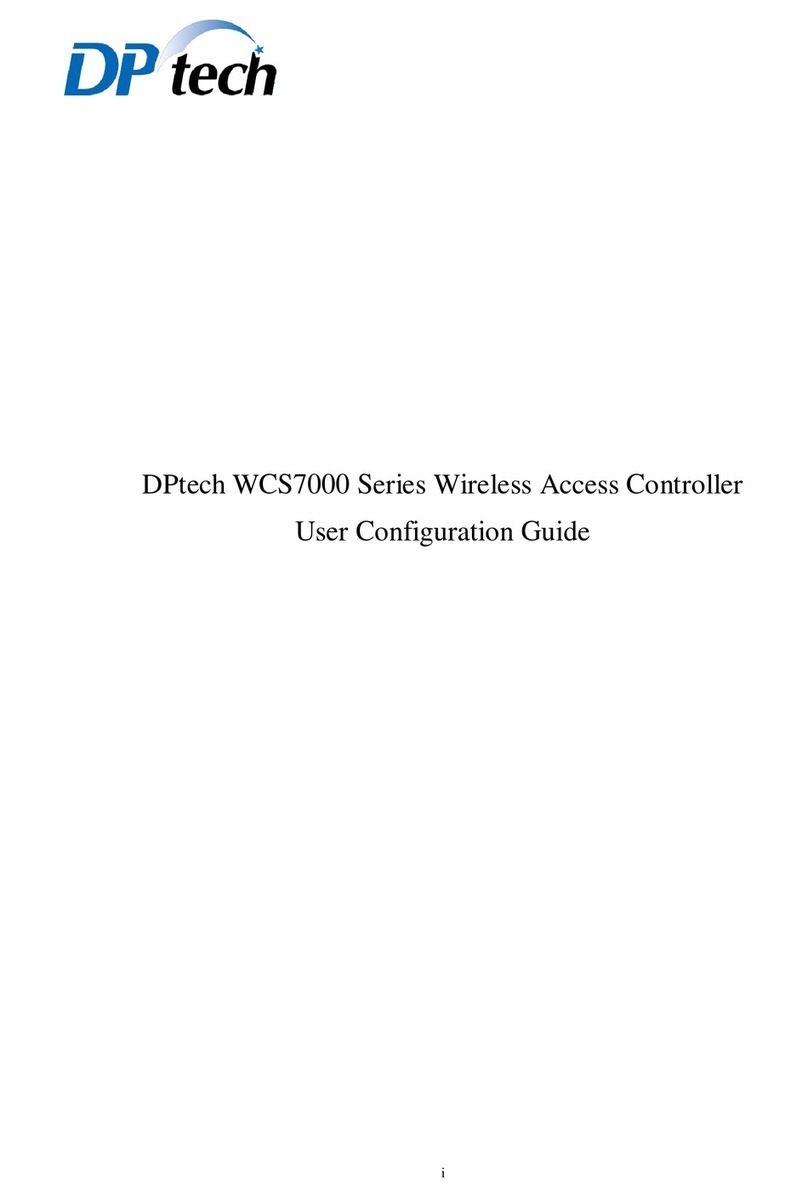 DPtech WCS7000 Series User configuration guide