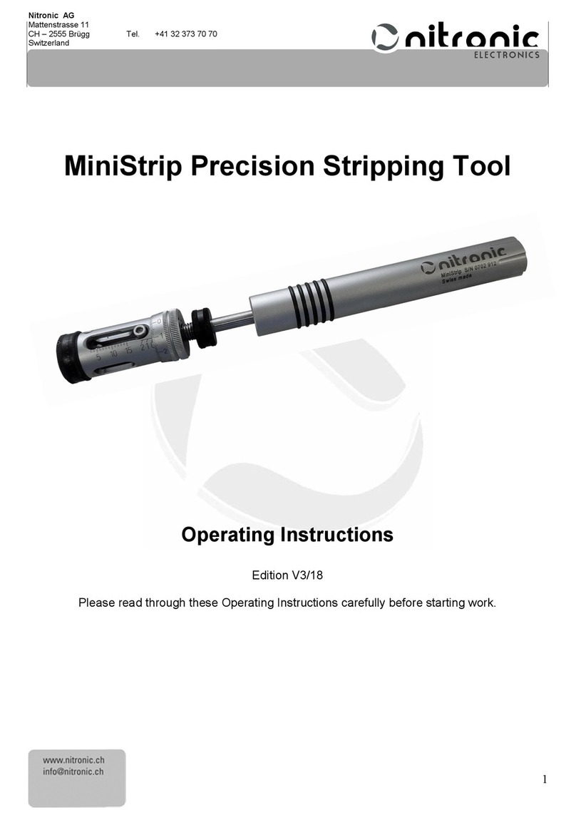 Nitronic MiniStrip operating instructions