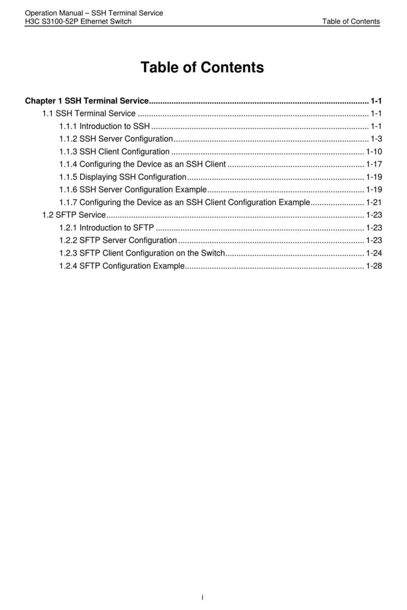 H3C S3100-52P User manual