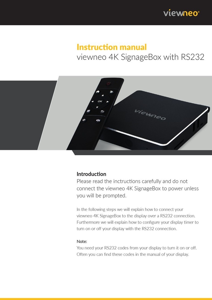 ViewNeo 4K SignageBox with RS232 instruction manual