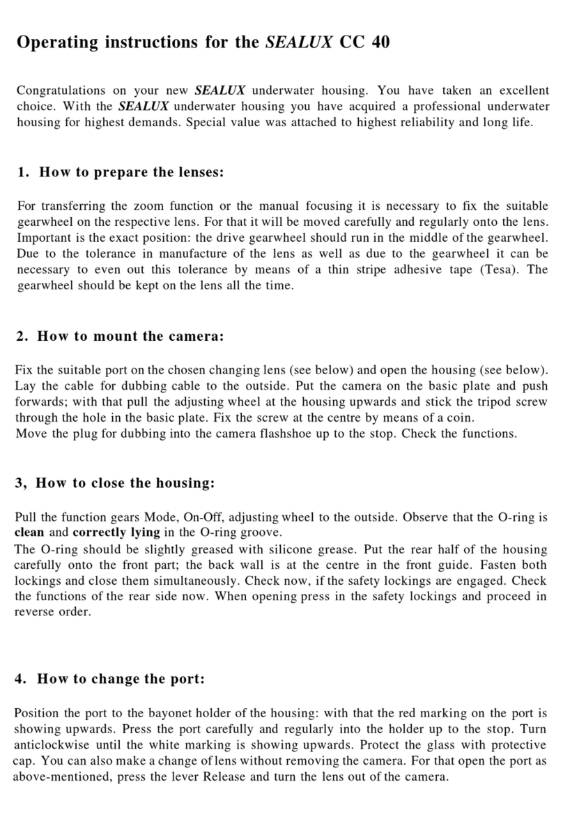 Sealux CC 40 operating instructions