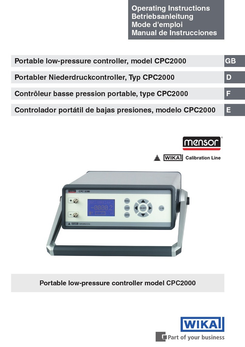 WIKA MENSOR CPC 2000 User manual