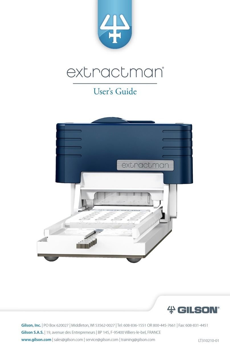 Gilson Extractman User manual