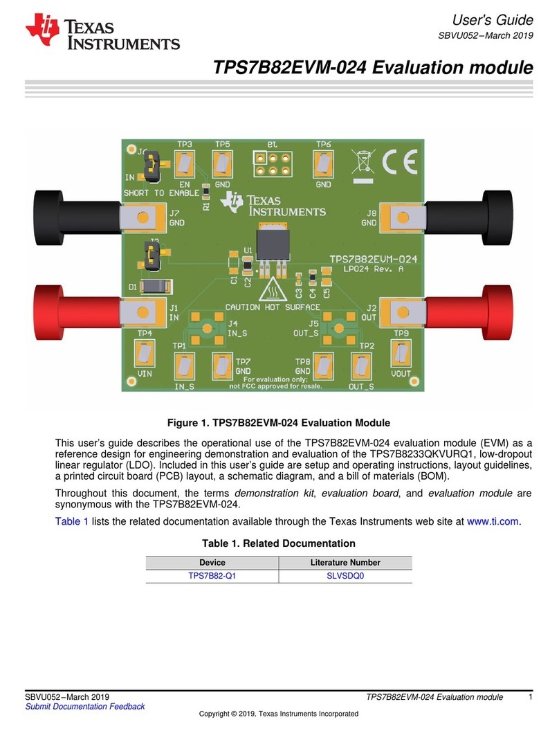 Texas Instruments TPS7B82EVM-024 User manual