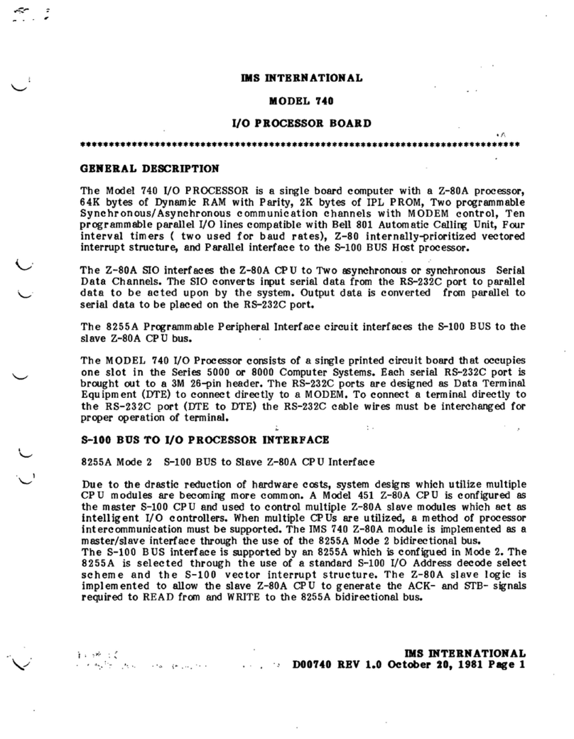 IMS 740 manual
