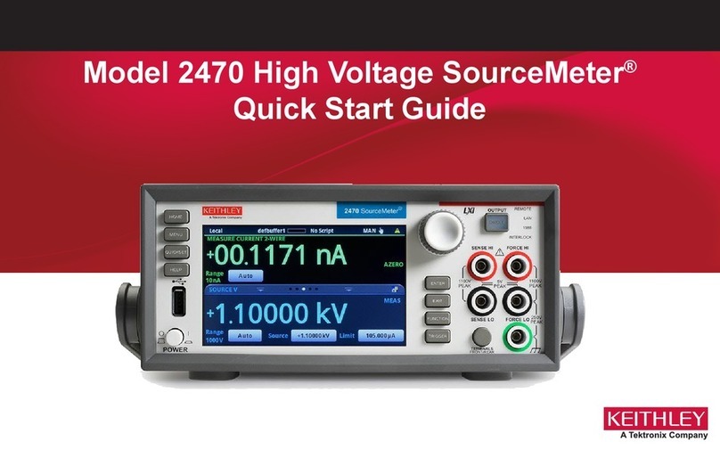 Keithley SourceMeter 2470 User manual