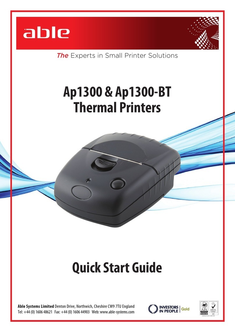 ABLE Ap1300 User manual