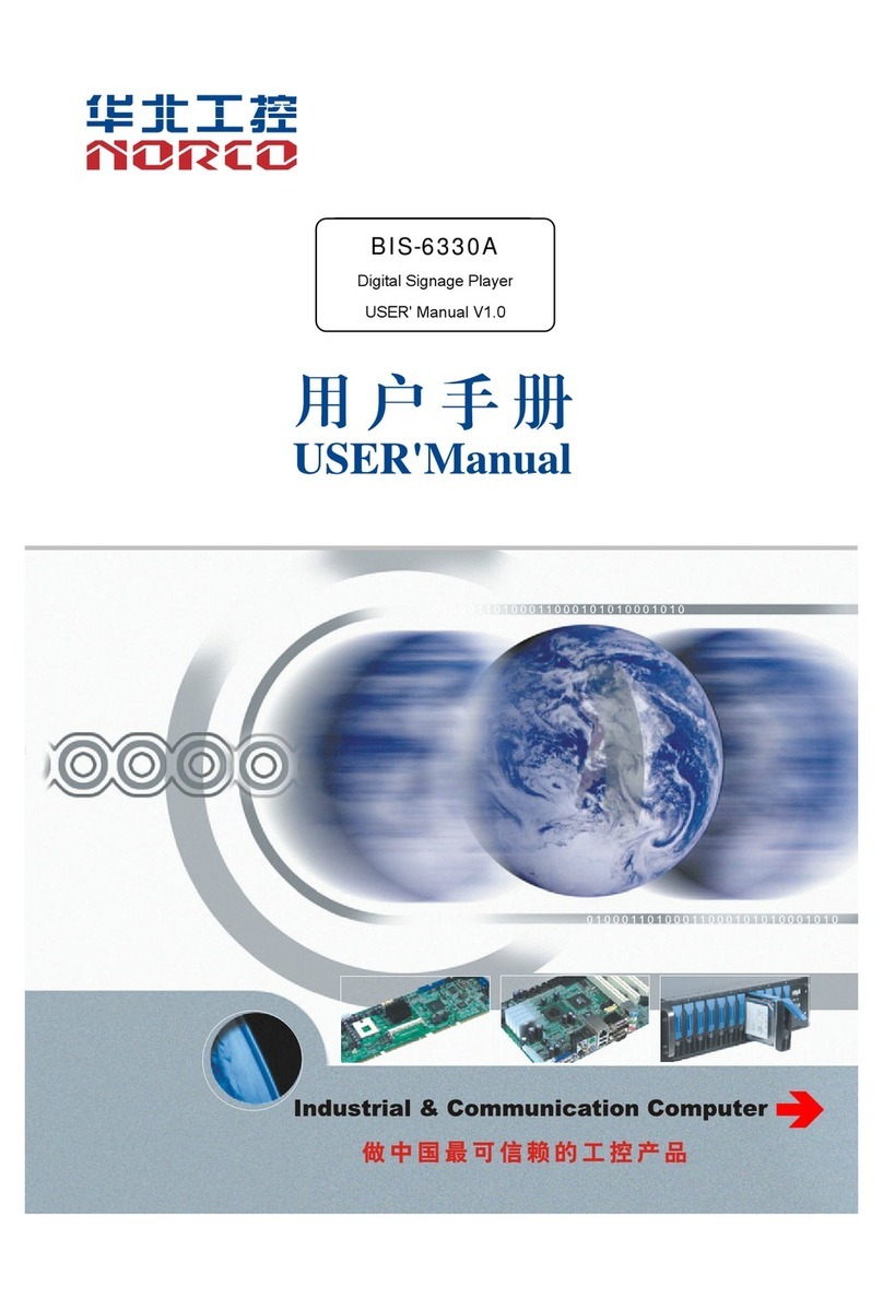 Norco BIS-6330A user manual
