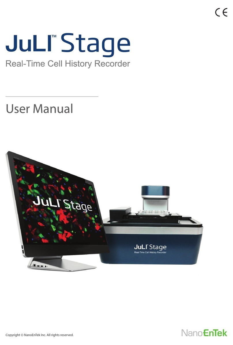 NanoEnTek JuLi Stage user manual NanoEnTek JuLi Stage user manual
