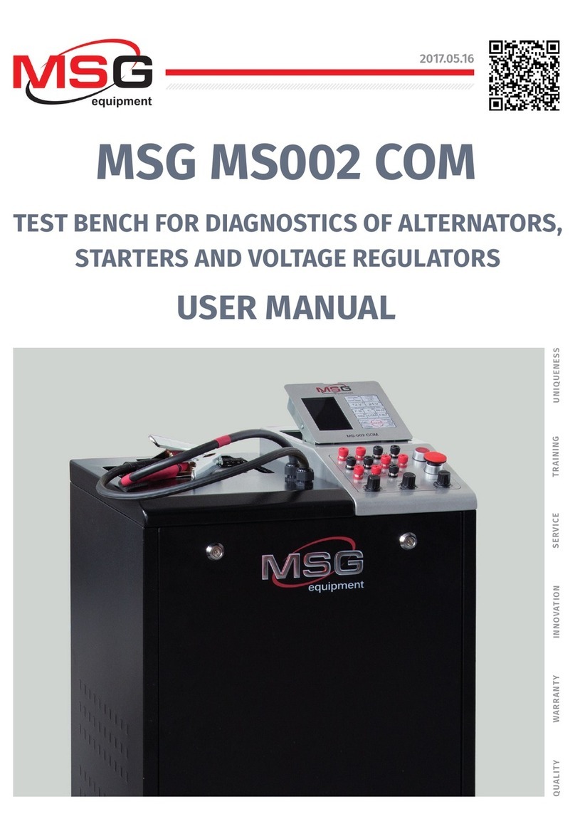 MSG Equipment MS002 COM User manual