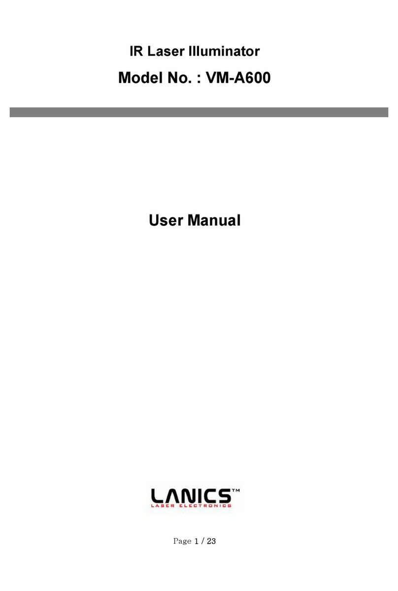 Lanics VM-A600 User manual