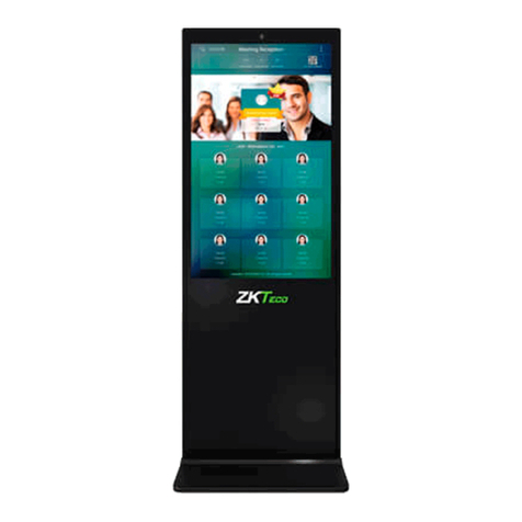 ZKTeco FaceKiosk Series user manual