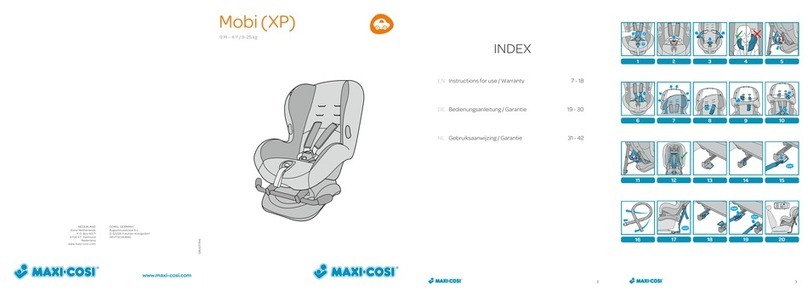 MaxiCosi Mobi Instructions for use