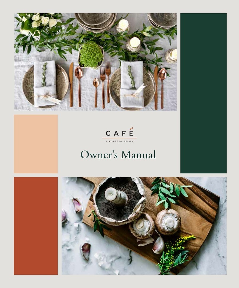 Cafe CWE19S User manual Cafe CWE19S User manual