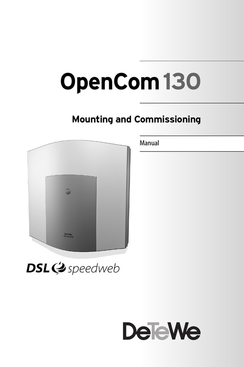 DETEWE OpenCom 130 Guide DETEWE OpenCom 130 Guide