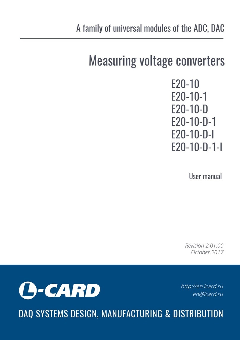 L-Card E20-10 user manual