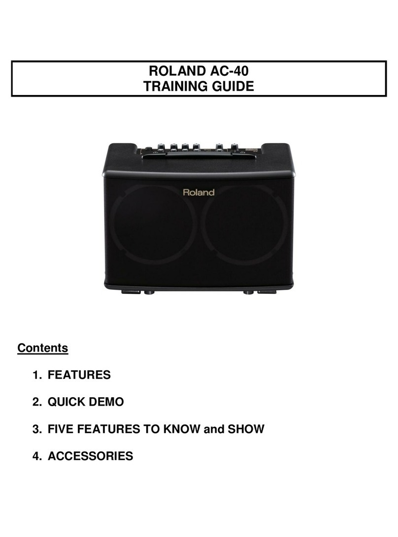 Roland AC-40 Setup guide Roland AC-40 Setup guide