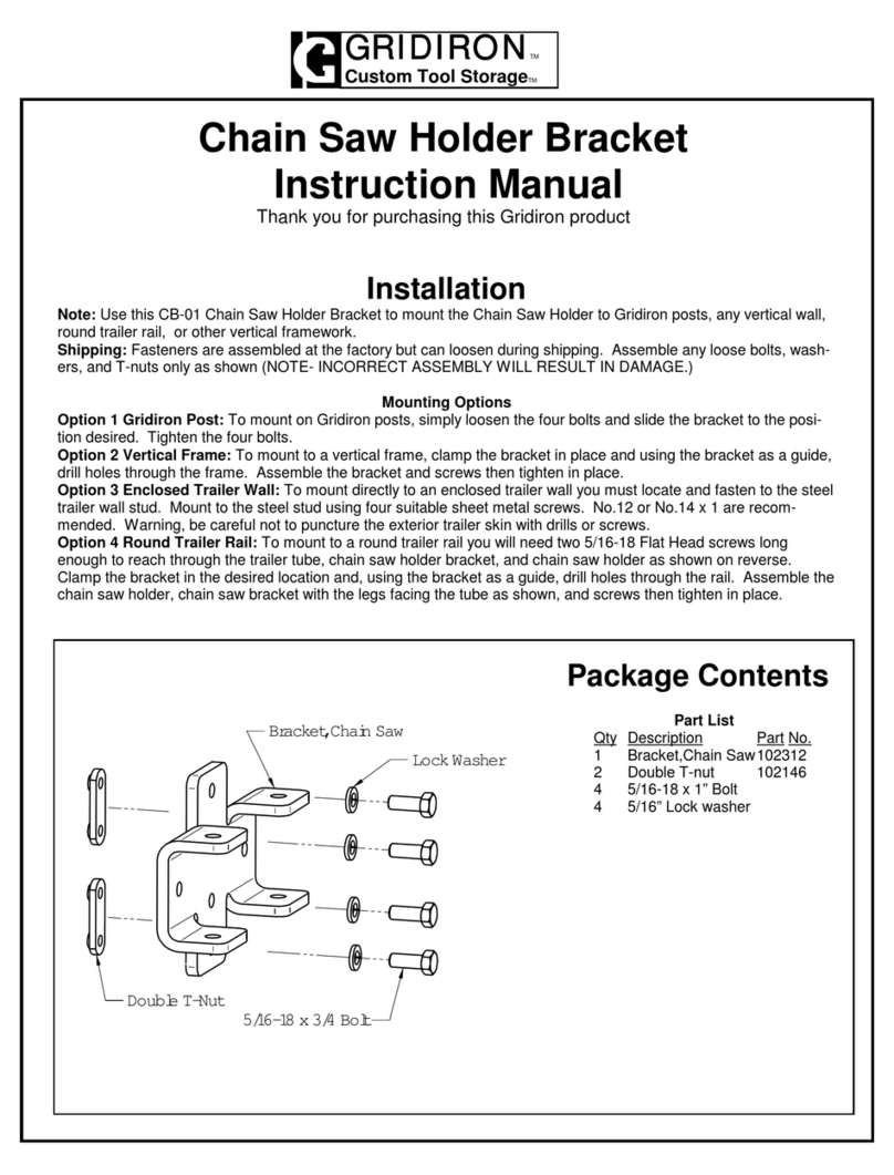 GRIDIRON CB-01 instruction manual