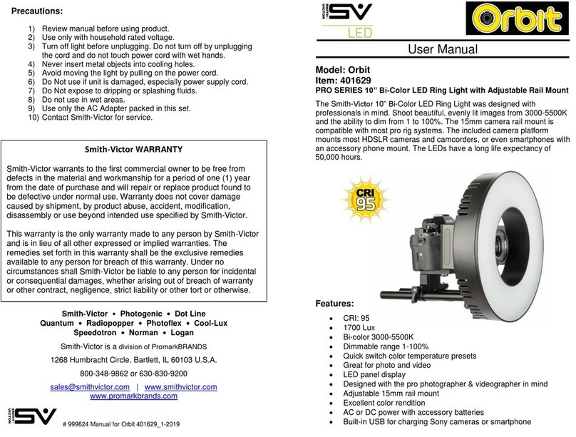 Smith-Victor Orbit user manual
