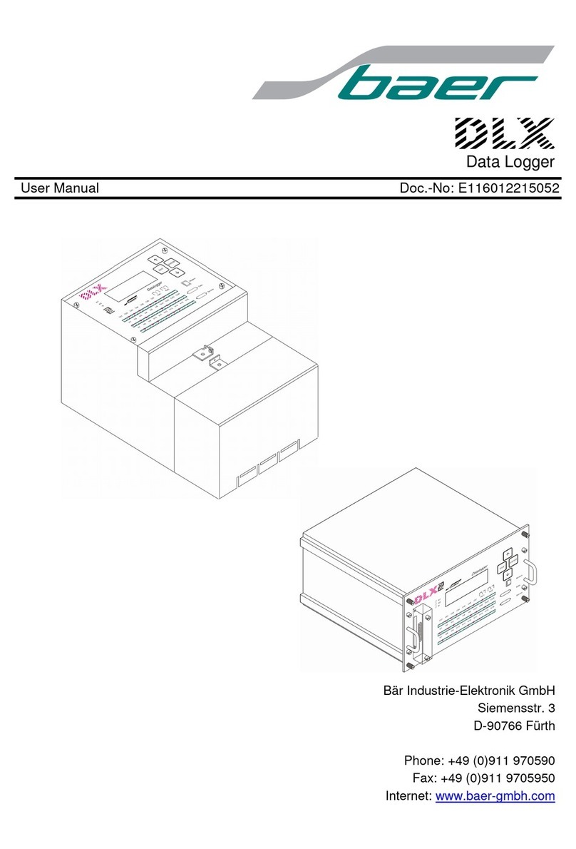 Baer DLX User manual