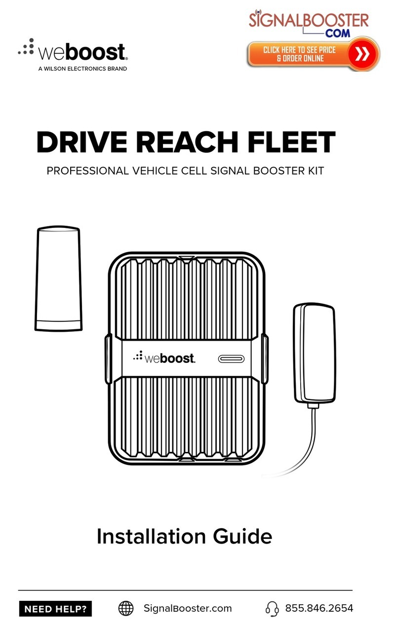 weBoost Drive Reach Fleet User manual