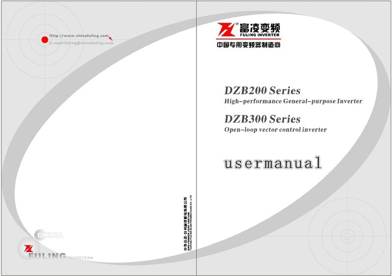 Fuling Inverter DZB200 Series user manual