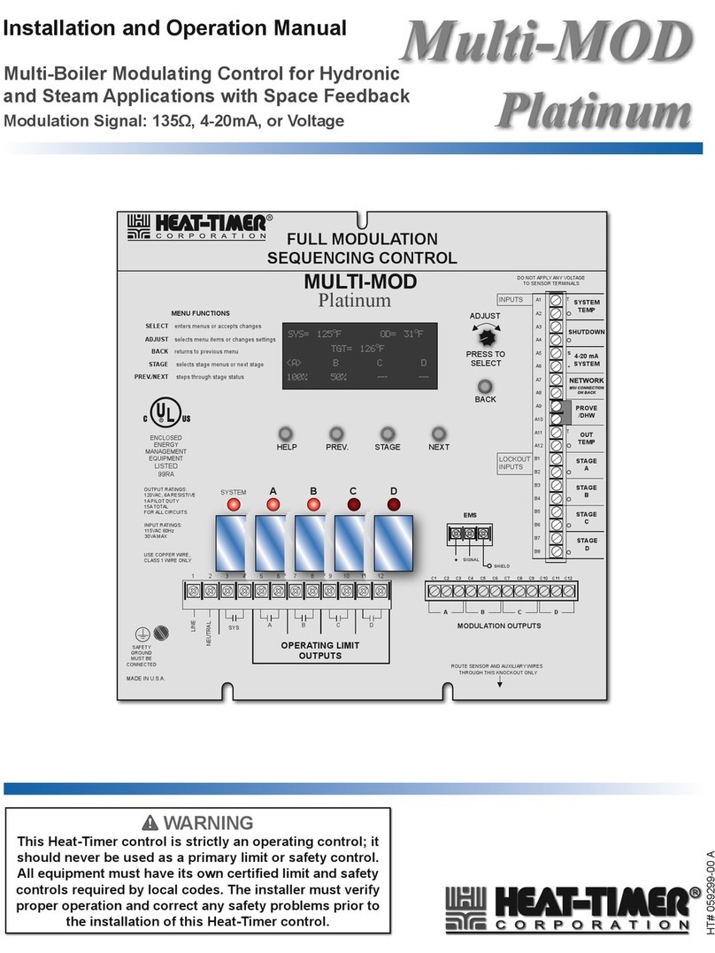 heat-timer Multi-MOD Platinum Installation and operation manual