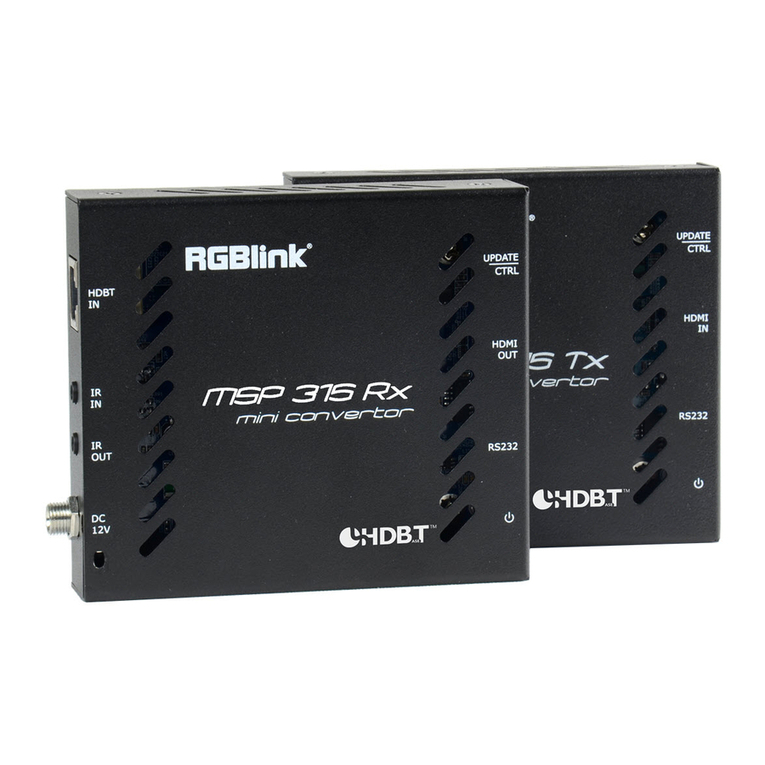 RGBlink MSP 315 User manual RGBlink MSP 315 User manual