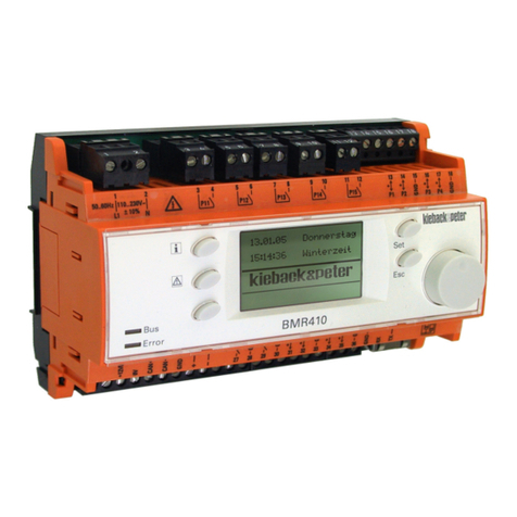 Kieback&Peter BMR410 Technical specifications Kieback&Peter BMR410 Technical specifications