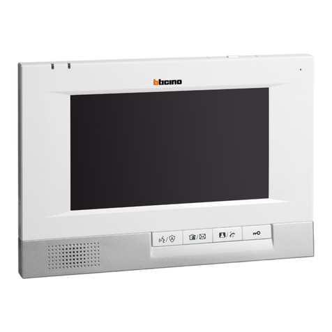 Bticino D45 quick start guide