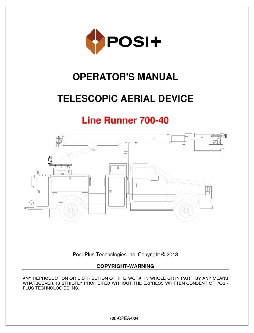 Posi-Plus Line Runner 700-40 User manual