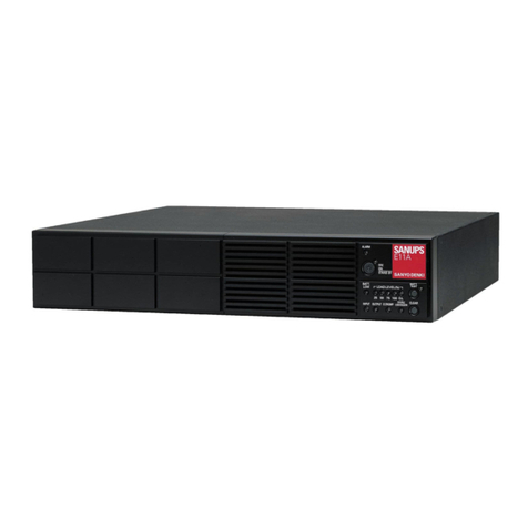 Sanyo Denki SANUPS E11A Series User Settings Guide