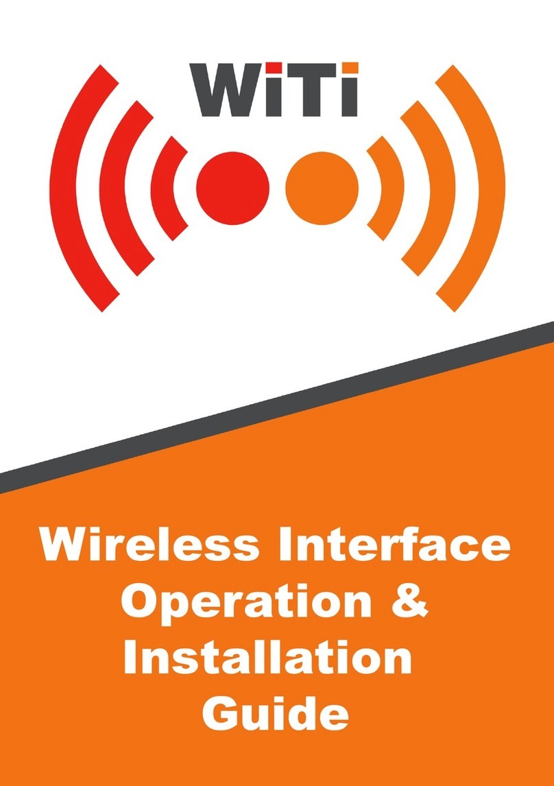 Leisure Technologies WiTi Operations & installation guide