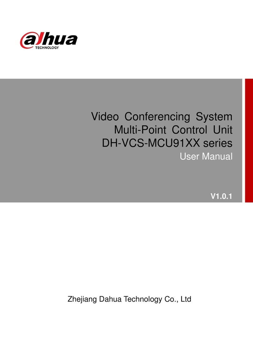 Dahua Technology DH-VCS-MCU91 Series user manual