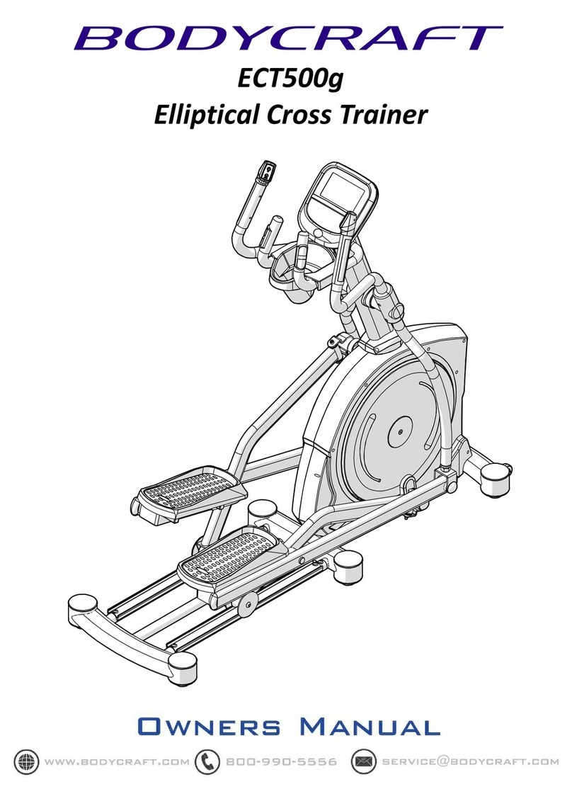 Body Craft ECT500g User manual