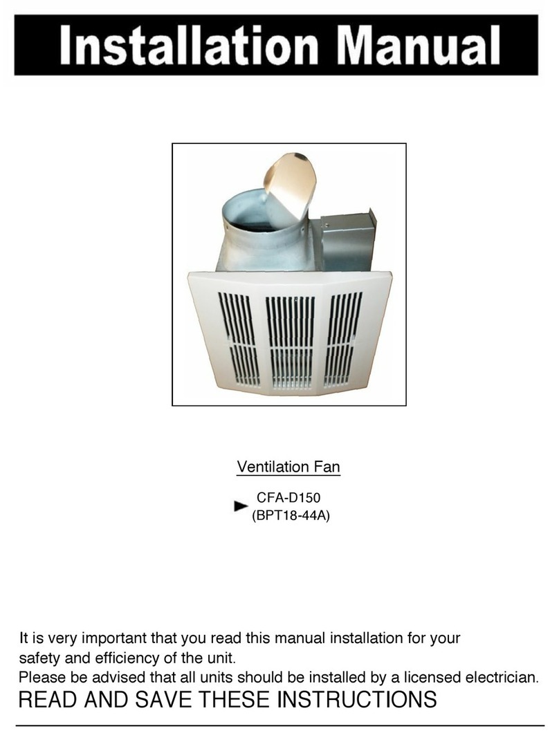 Rupp Air CFA-D150 installation manual