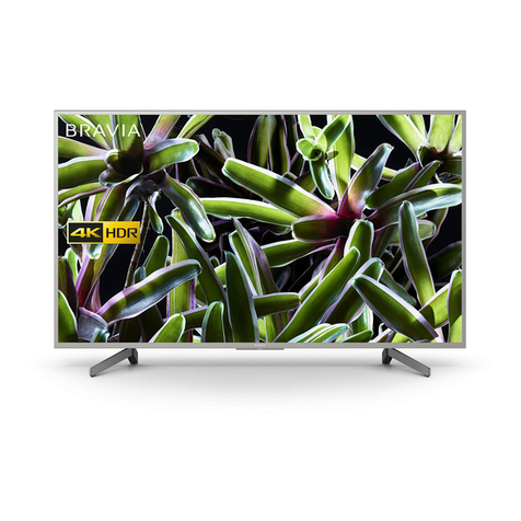 Sony Bravia KD-65XG70 Series User manual