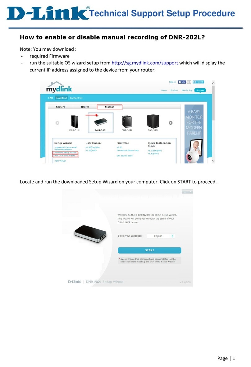 D-Link mydlink DNR-202L Manual