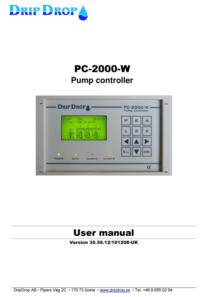 Drip Drop PC-2000-W user manual