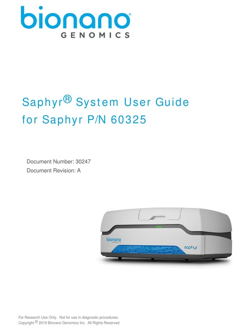 BioNano Genomics Saphyr 60325 user guide