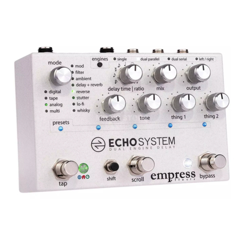 Empress Effects ECHOSYSTEM user manual